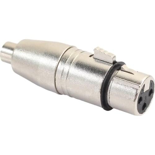 2021 New 2Pcs/Lot XLR Female To RCA Female Adapter Connector For Microphone Speaker