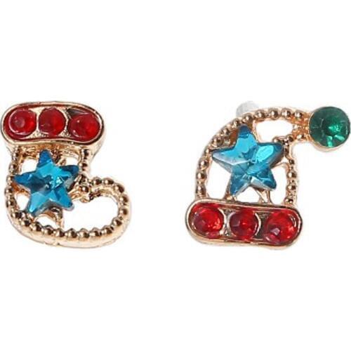 New Fashion Earring For Women Christmas boutique earring fashion Small bell earrings christmas theme earrings Santa