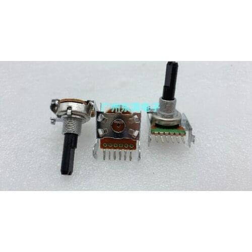 Original New 100% 161 Type double potentiometer B50K with bracket shaft length 25MM dual channel power amplifier volume (SWITCH)