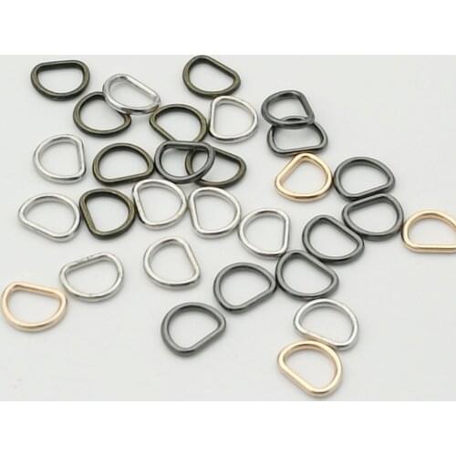 Hand-made DIY doll accessories doll wrap metal parts super mini 6.5MM mini D buckle 200pcs