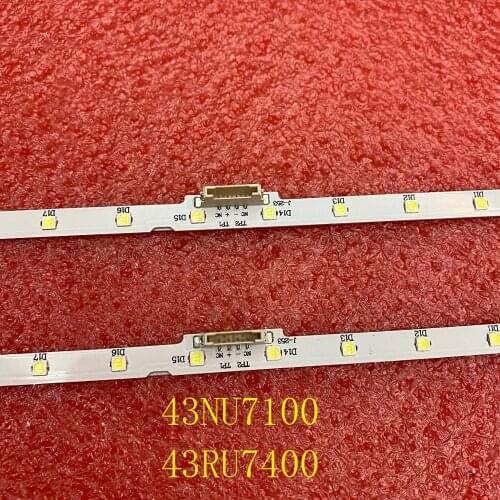 2pcs LED Backlight For Samsung UE43N5500AU UE43N5510 UE43NU7400 UE43NU7450 UE43NU7443 UE43RU7470 UE43RU7459 UE43RU7402