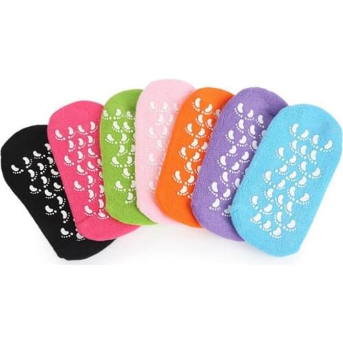 Moisturizing Whitening Exfoliating Foot Mask Gloves Spa Gel Socks Hand Mask Feet Care Beauty Socks Hot Sale