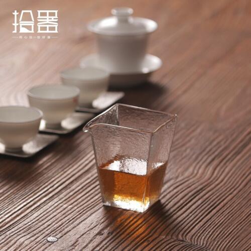 225ml Japanese Heat Resistant Glass Kung Fu Coffee Tea Set Drinkware Insulated Clear Cup Transparent Mug Beer Wine Glass Vaso