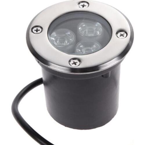 Free Shipping 30pcs Factory 3*3W D80MM*H75MM LED Underground Light IP67 Buried Recessed Floor Outdoor Lamp