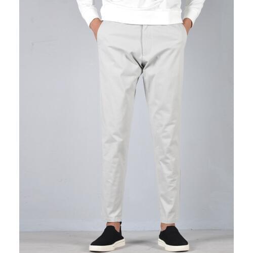 Suehaiwes brand long pants men autumn and winter cotton trousers mens 29-38 size stretch pencil pants male casual pantalones