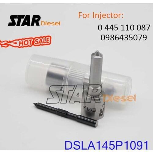 Diesel Engines Pump Nozzle Tip 043317531 Spare Parts Nozzle DSLA145P1091 for Injector 0445110087 0986435079 9112247 7701473631