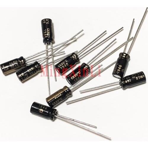 10PCS ELNA RFS SILMIC II 50V 1UF 2.2UF 4.7UF 10UF Audio Fever Electrolytic Capacitor NEW