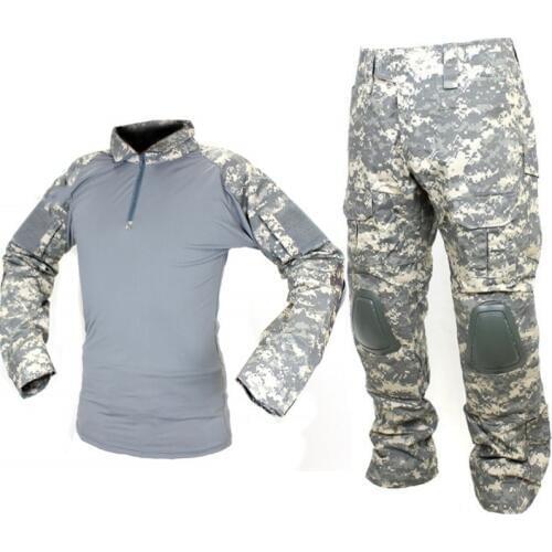 Gen2 ACU Camouflage BDU Army Uniform Military Hunting Clothes Men Airsoft Sniper Tactical Shirt Pants Combat Suit