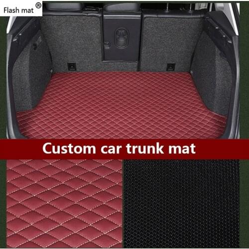 Flash mat leather Car Trunk Mats for Mazda All Model cx-5 mx5 626 mazda 3 6 RX-7 RX-8 MX-5 car accessories custom cargo liner