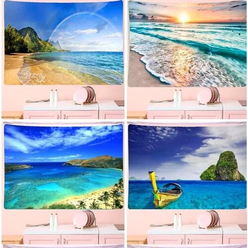 Charming sea view Tapestry Wall Hanging Indian Mandala Tapestry Hippie Tapestry Boho Wall Cloth