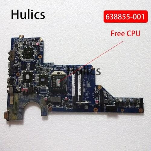 Hulics Original For HP G4 G6 G7 Laptop Motherboard 638855 638855-001 DA0R22MB6D0 main board