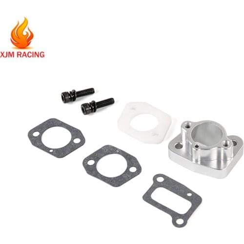CNC Metal Intake Manifold Set for ROFUN 71CC Gas Engines for 1/5 HPI ROVAN KM BAJA 5B 5T 5SC LOSI 5IVE-T FG DDT RCMK FID RACING