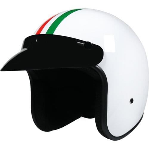 Motorcycle Helmet 3/4 Half Scooter Vintage Helmet Open Face Retro Casco Moto Capacete Vespa Downhill Mopeds Enduro Casque Jet