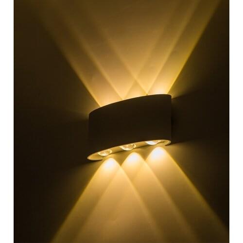6W bedroom lights wall sconce indoor/outdoor lighting porch led Up down led wall lamp waterproof IP65 wall light led