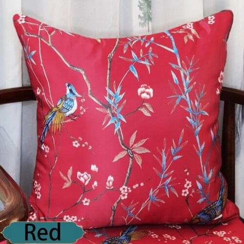 2021 New Living Room Sofa Pillow Table Runner Bedside Soft Cover Pillowcase Silk Printing Lumbar Pillow Cushion