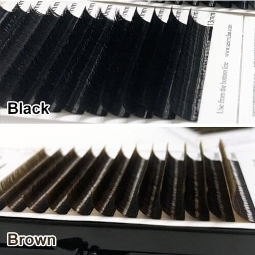 Volume lashes extension mix length eyelashes extension easy fan eyelashes blooming faux mink lashes soft and natural makeup lash