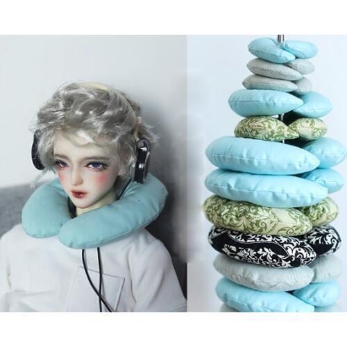 D01-P701 Doll handmade clothes 1/6 ob11 1/4 1/3 uncle MSD SSDF SD doll Accessories colorful Mini U-shaped pillow 1pcs