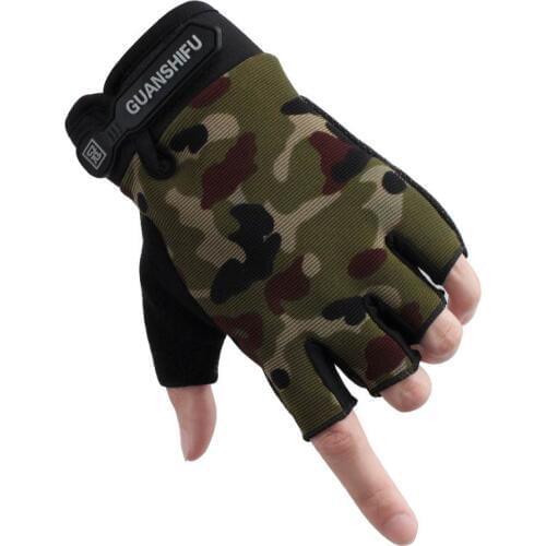 Ride gloves summer thin semi-finger gloves bicycle gloves outside slip-resistant mountain bike short gloves non-slip