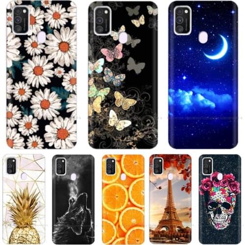 Silicone Case For Samsung M21 6.4 inch Soft TPU Phone Case For Samsung Galaxy M21 M 21 SM-M215FZGUSER m215 Cover Coque Fundas