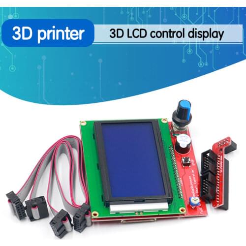 3D printer smart controller RAMPS 1.4 LCD 12864 LCD control panel blue screen