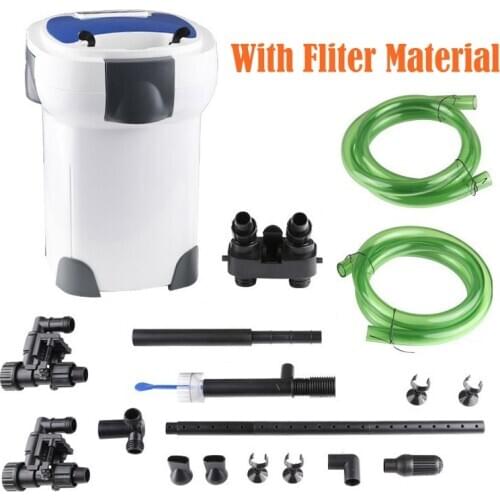 External Aquarium Filter with Builtin Pump Kit Canister Filter For Large Aquariums and Fish Tanks