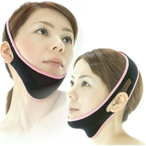 1pcs Anti Snore Stop Snoring Chin Strap Belt Stopper Snoring Chin Strap Belt Anti Snoring Face-lifting belt Sleeping Care Tools