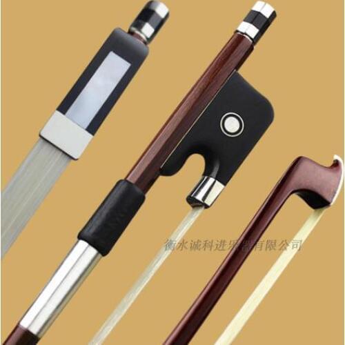 1pcs High Grade brazilwood 4/4 student Cello bow,ebony frog #8501