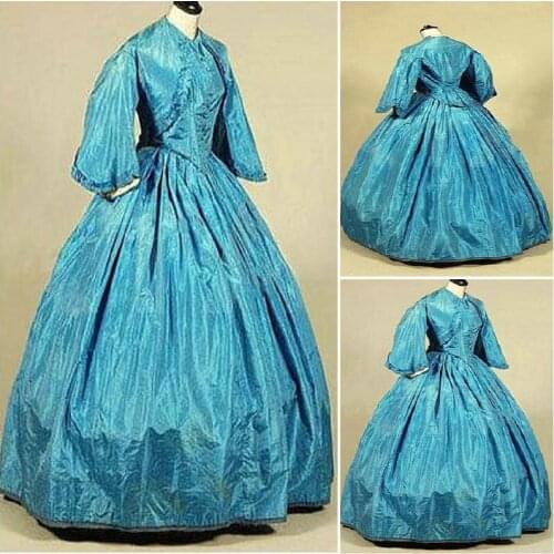 18 Century Civil War Southern Belle Gown evening Dress/Victorian Lolita dresses/scarlett dress US6-26 SC-1050