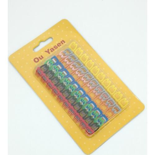 2 Pcs of Cable Label Marker Number Tag Network Line Cable Marker Organizer for Cat5e cat6 Computer Wire Management