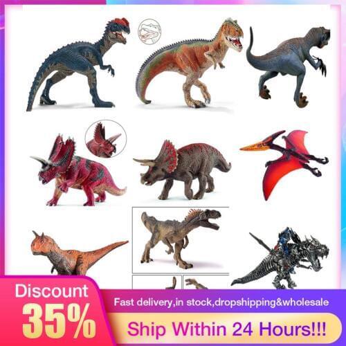 4inch PVC Dinosaur Toys Model For Child Dragon Toy Set For Boys Velociraptor Animal Action Play Figure One Piece Home Deco