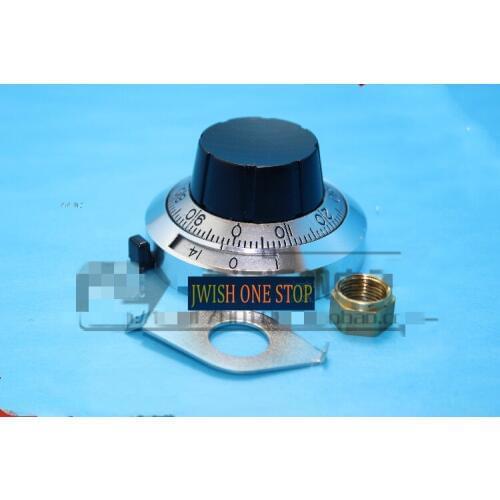 46mm potentiometer knob RB precision dial 3590s multi turn knob 6.35mm 7276