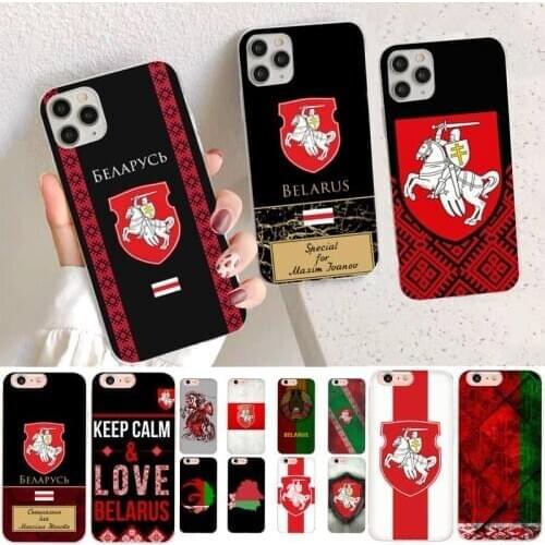 YNDFCNB Belarus flag Phone Case for iPhone 11 12 pro XS MAX 8 7 6 6S Plus X 5S SE 2020 XR case