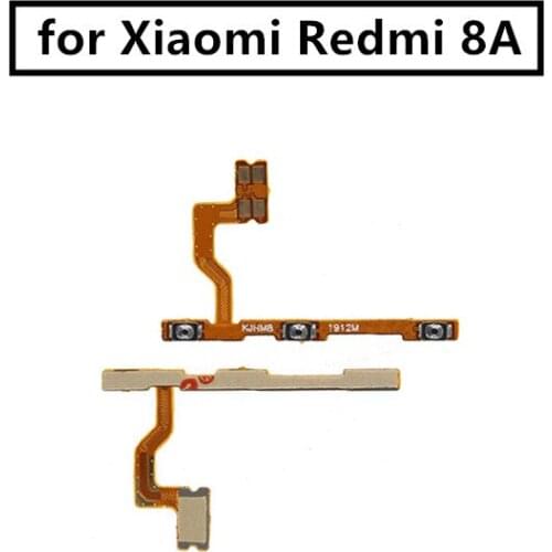 For Xiaomi Redmi 8a Power Volume Side Key Button Flex Cable ON OFF Switch Flex Cable For Redmi 8 Replacement Repair Parts