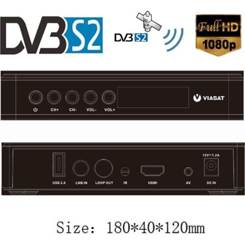 New FTA HD DVB-S2 satellite receiver,compatible DVB-S/Mpeg-4,supports BISS Key dvb s2 dvb s sat receiver