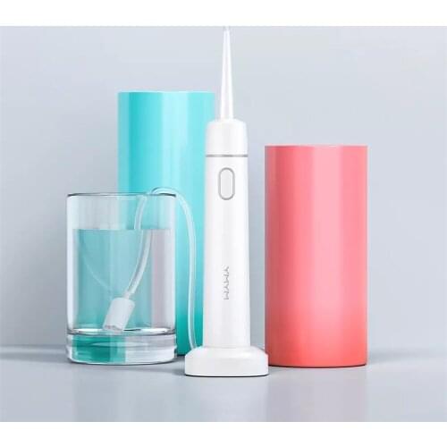 Electric Water Floss Dental Oral Irrigator Water Jet Teeth Whitening Teeth Cleaner Hygiene Care Waterproof Portable Without Tank