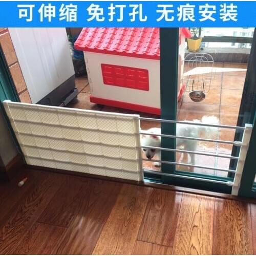 Children baby pet isolation door pet door fence fence fence safety protection block free punching