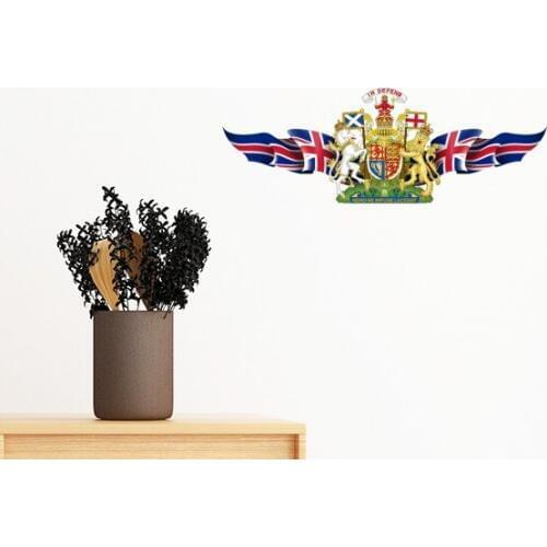 The United Kingdom Britain England UK Flag National Emblem Removable Wall Sticker Art Decals Mural DIY Wallpaper for Room Decal