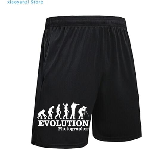 2020 New Summer Photographer Evolution Men Shorts Camera man Men Sweatpants Photography Sportswear Jogger Beach Short Pants