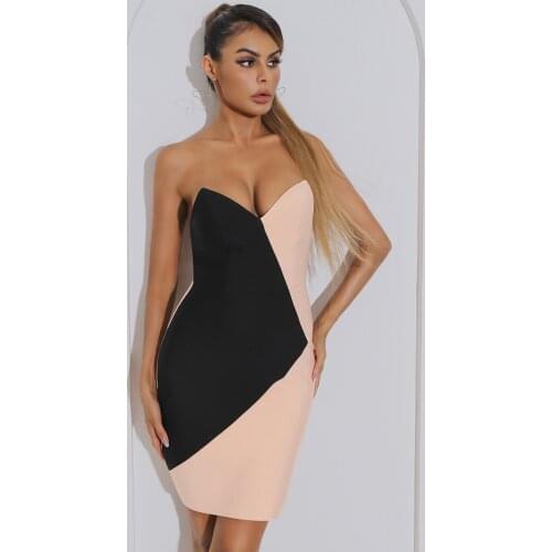 New Womens Purple Sexy Strapless Wrap Chest Sleeveless Split Club Celebrity Party Bandage Dress