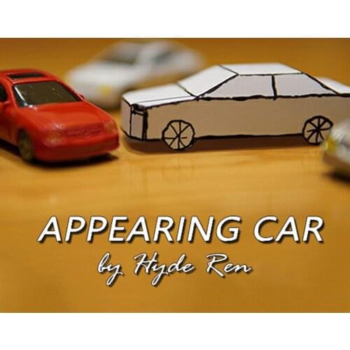 Appearing Car Magic Tricks Card to Paper Car Magician Close-Up Gimmick Props Accessories Illusion Funny Toy
