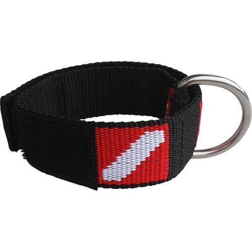 Adjustable Scuba Diving Padded Wrist Strap Band Hanging Lanyard with D-Ring Tech Dive Free Diving Swimming Accessories Dropship