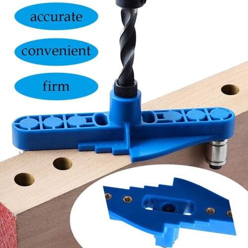 Self Centering Drilling Guide Dowel Jig Kit Vertical Pocket Hole Woodworking Tool 2 in 1 sleeve Tools Wood Drill Center Scriber