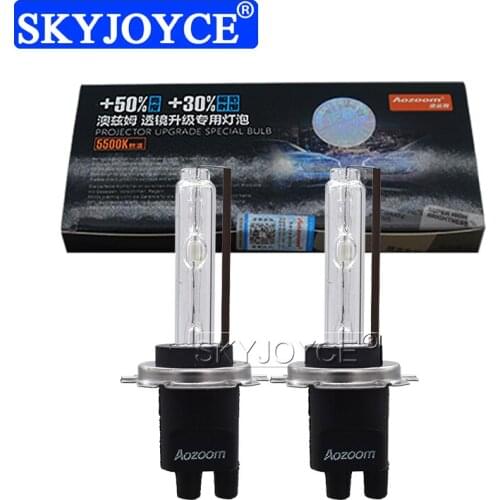 SKYJOYCE Original Aozoom H7 Xenon HID Bulb High Bright 35W 55W 5500K H1 H7 H11 D2H Auto Car Headlight Lamps For HID Ballast Kit