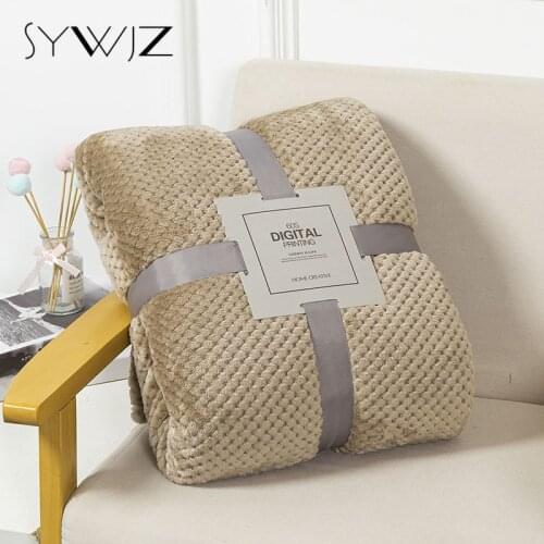 Флисовые пледы на диван SYWJZ China At AliExpress