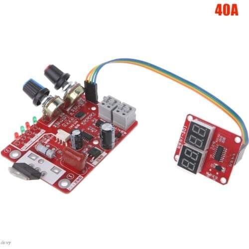 Spot Welder Time Control Board 40A Current Controller with Digital Display LS'D Tool free ship