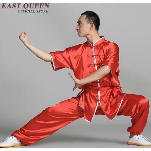 Kung fu uniform short sleeve kung fu clothes men male kung fu suit aditional chinese clothing DD221 C