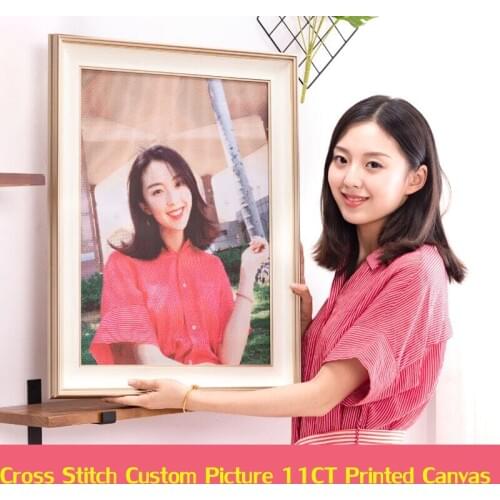 Cross Stitch HD Picture Different Sizes Diamond Painting Round Diamond 3D Character Portrait Custom Paintings