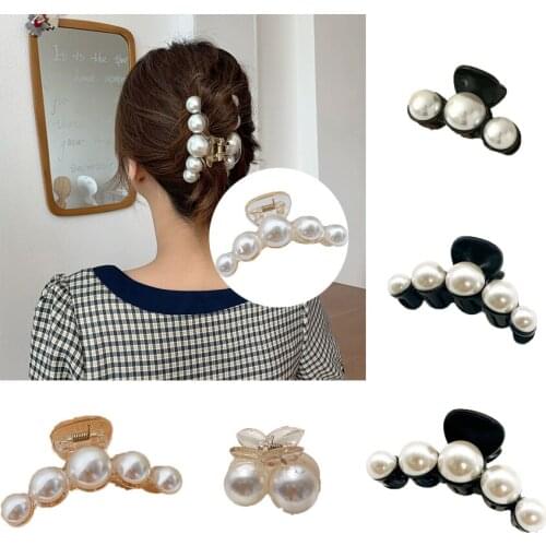 Pearl Hair claws for Women Girls hair grabbing clip Headdress Aceseorios para el cabello for Girls Hair Accessories