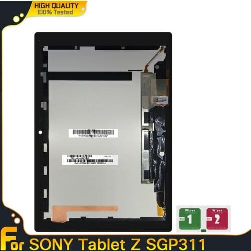 LCD Display For Sony Xperia Tablet Z 10.1 SGP311 SGP31 SGP321 SGP351 Touch Screen Digitizer Sensors Assembly Replacement + Frame