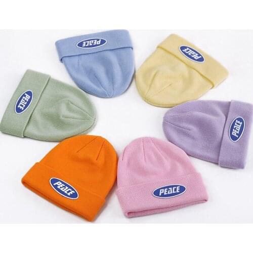 Winter New Women Pink Feather Embroidery Knitted Hat Female Warm Cold-Proof Casual All-Match Comfortable Woolen Cap Crimping